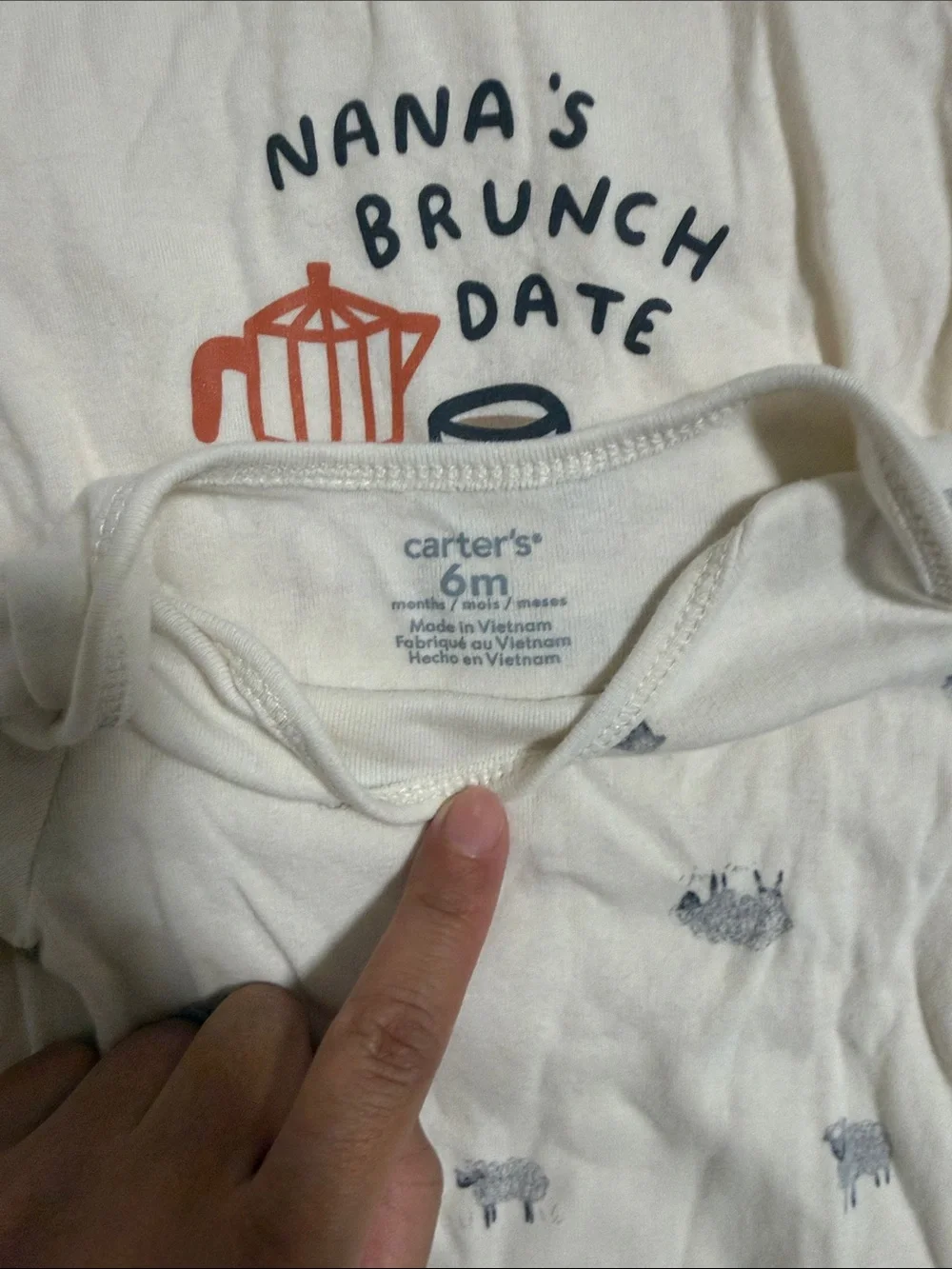 Mixed brands 6 packs Short-Sleeve and long sleeve 6 month Baby Bodysuits